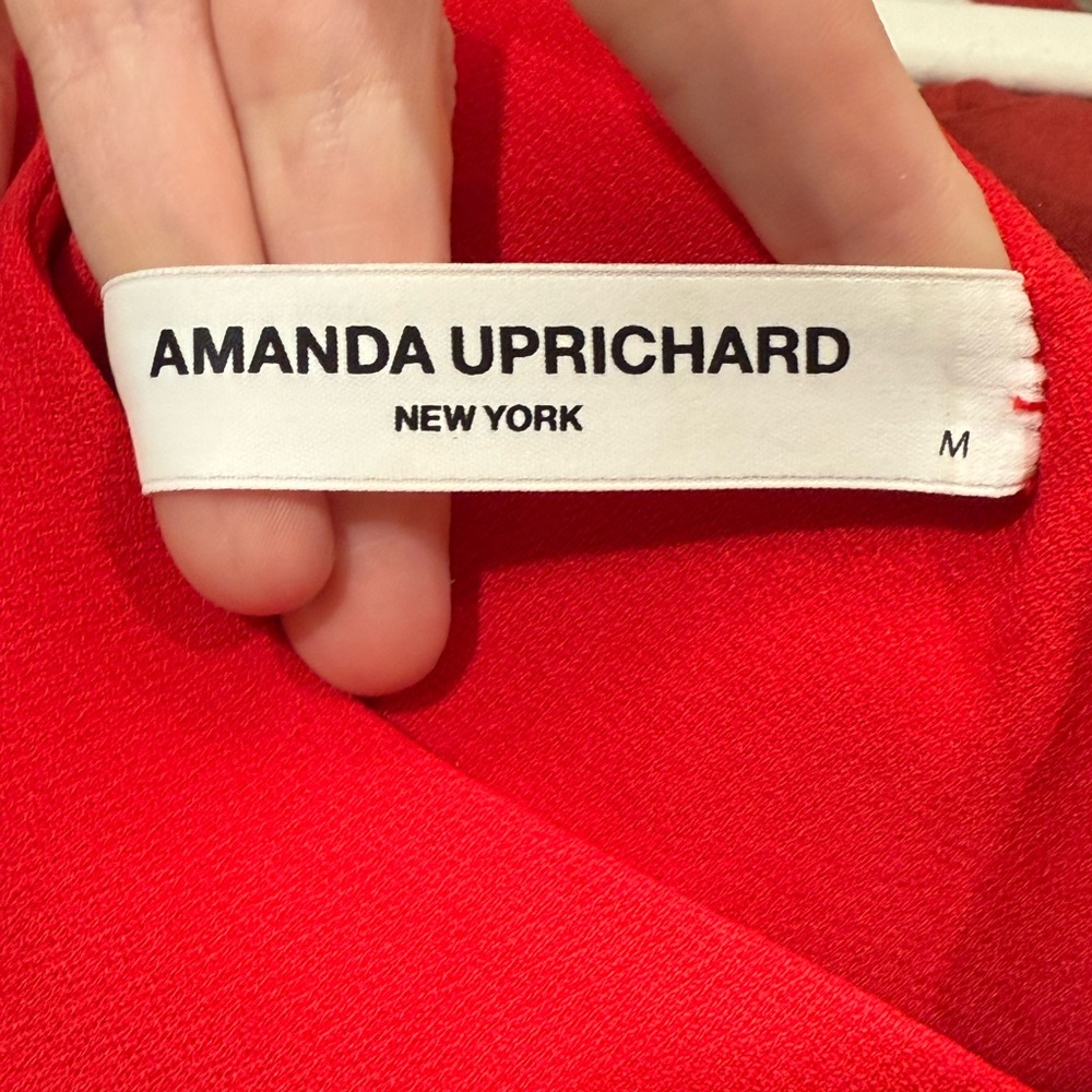 Amanda Uprichard One-Shoulder Scarlet Dress - Picture 6 of 8